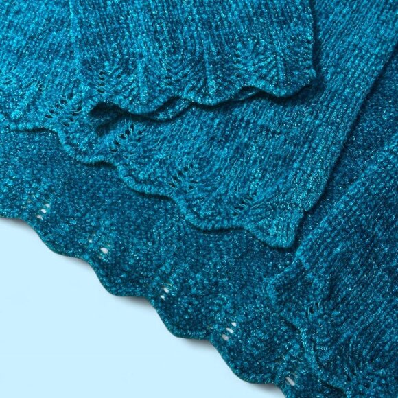 Sag Harbor Women's Blue Cardigan - Picture 2 of 3